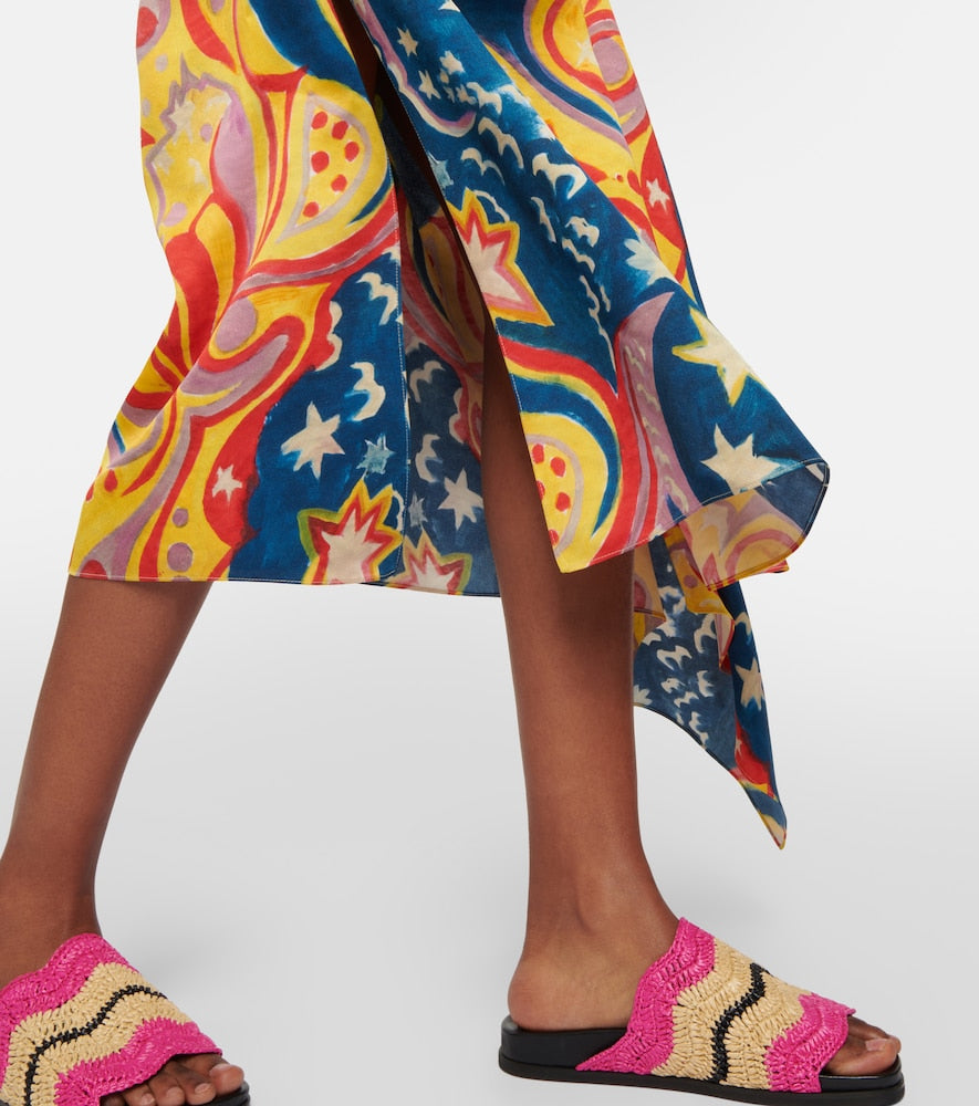 Marni Printed midi dress