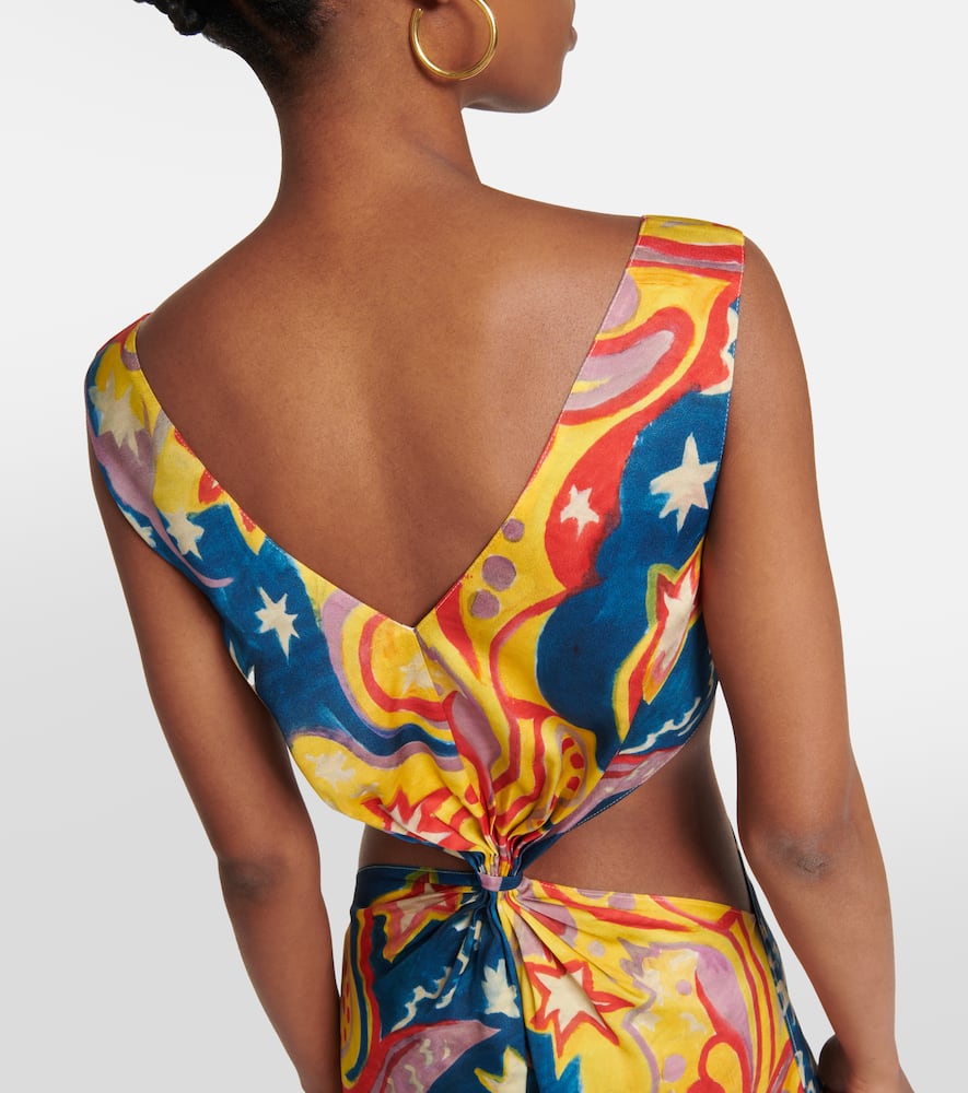 Marni Printed midi dress