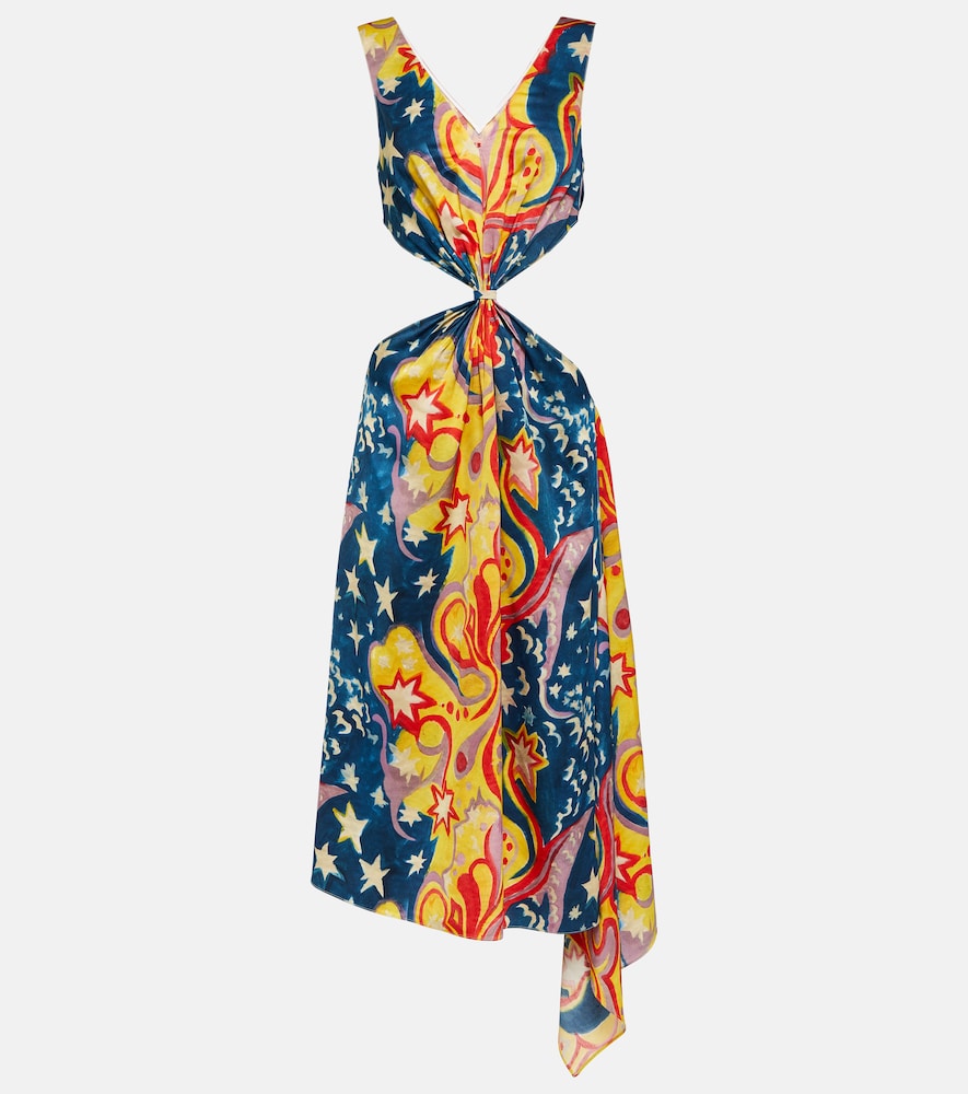 Marni Printed midi dress. Marni 印花中长连衣裙