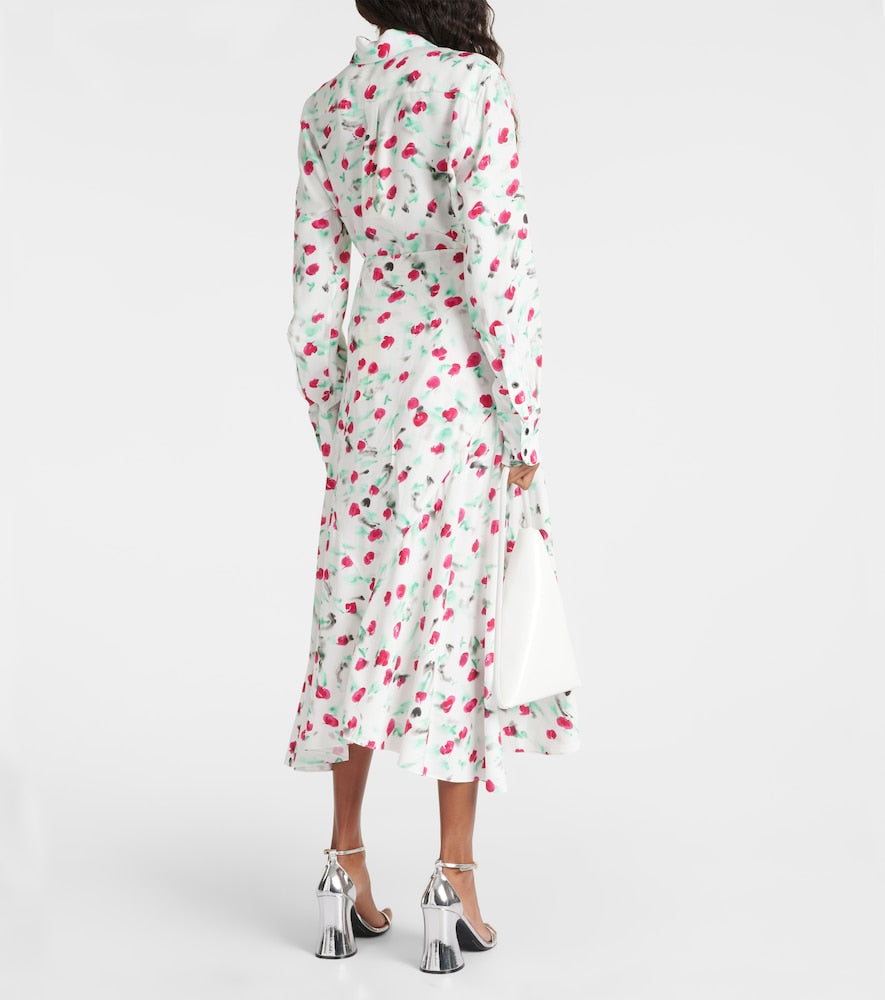 Marni Printed midi skirt