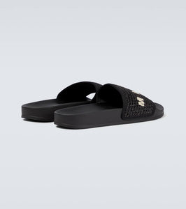 Marni Raffia logo sandals