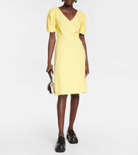 Marni V-neck midi dress