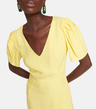 Marni V-neck midi dress