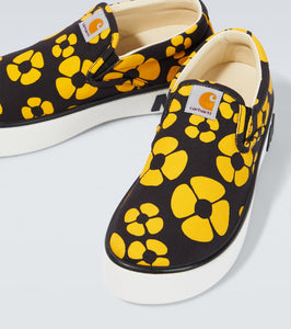 Marni x Carhartt floral slip-on sneakers