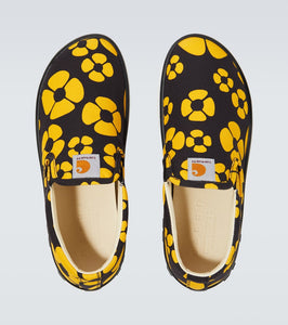 Marni x Carhartt floral slip-on sneakers