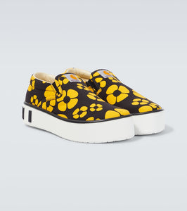 Marni x Carhartt floral slip-on sneakers