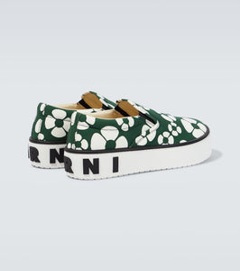 Marni x Carhartt floral slip-on sneakers