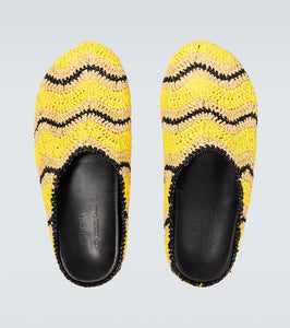 Marni x No Vacancy Inn woven mules