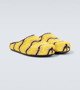 Marni x No Vacancy Inn woven mules