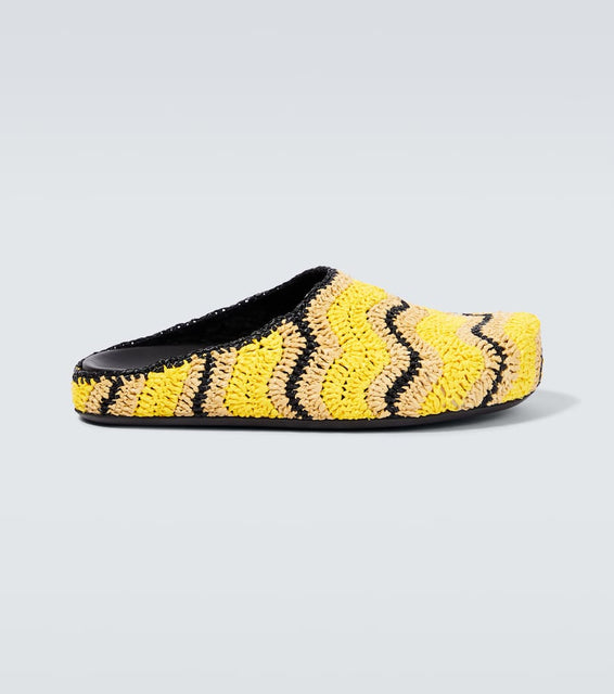 Marni x No Vacancy Inn woven mules