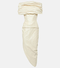 Maticevski Amber draped cotton-blend midi dress. Maticevski Amber 垂褶棉混纺中长连衣裙