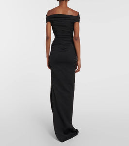 Maticevski Assertion off-the-shoulder gown