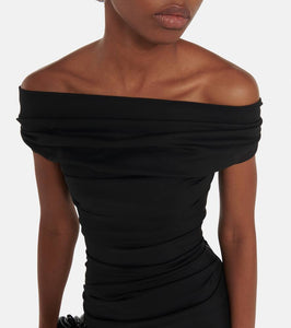 Maticevski Assertion off-the-shoulder gown