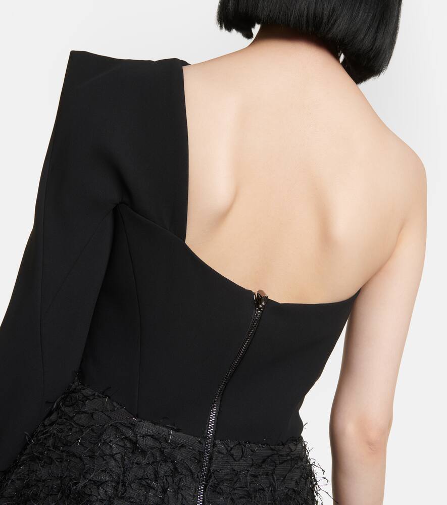 Maticevski Audacity one-shoulder maxi gown