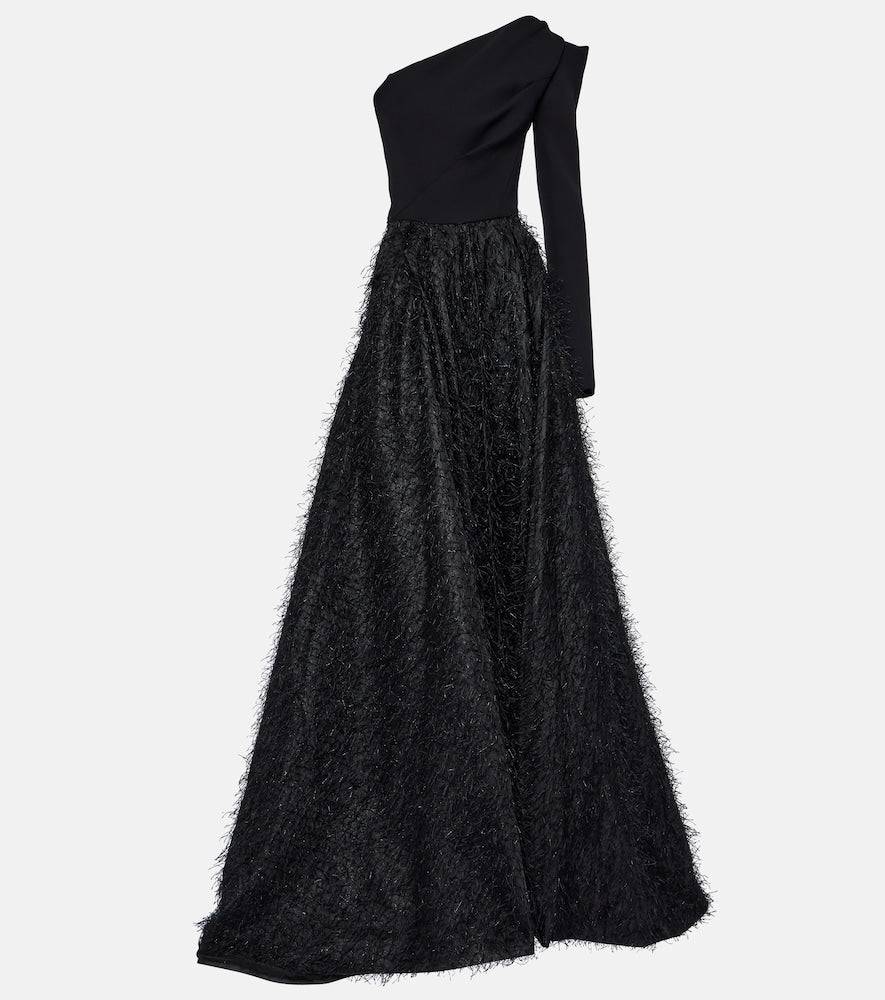 Maticevski Audacity one-shoulder maxi gown. Maticevski Audacity 单肩长款礼服