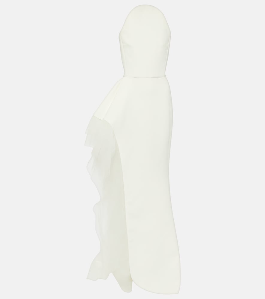 Maticevski Bridal Epitome tulle-trimmed  gown. Maticevski Bridal Epitome 薄纱镶边礼服