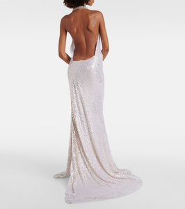 Maticevski Desires crystal-embellished silk gown