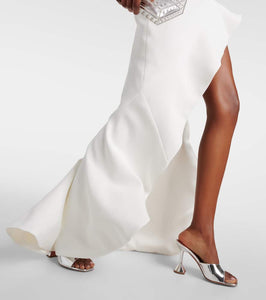 Maticevski Divergence ruffle-trimmed gown