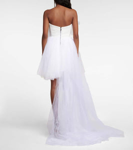 Maticevski Evermore strapless tulle minidress