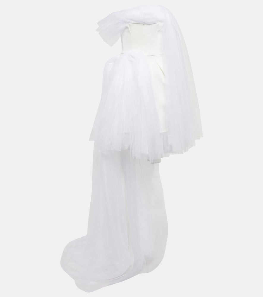 Maticevski Evermore strapless tulle minidress. Maticevski Evermore 无肩带薄纱迷你连衣裙