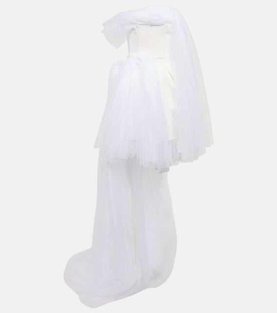 Maticevski Evermore strapless tulle minidress