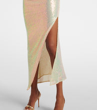 Maticevski Exhilarate ruffled sequined gown