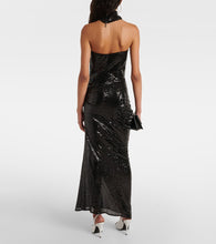 Maticevski Exhilarate sequined strapless gown