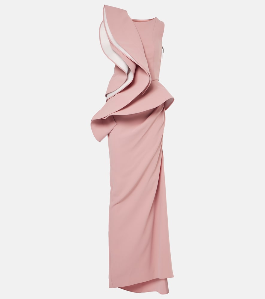Maticevski Fateful ruffled gown. 马蒂切夫斯基的命运褶皱礼服