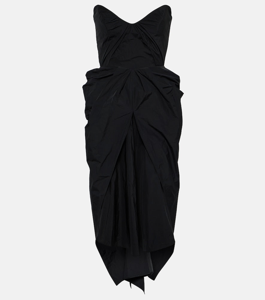 Maticevski Fincher draped bustier midi dress. Maticevski Fincher 垂褶胸衣中长连衣裙