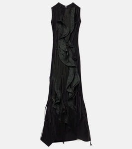 Maticevski Hedone fringed ruffled gown
