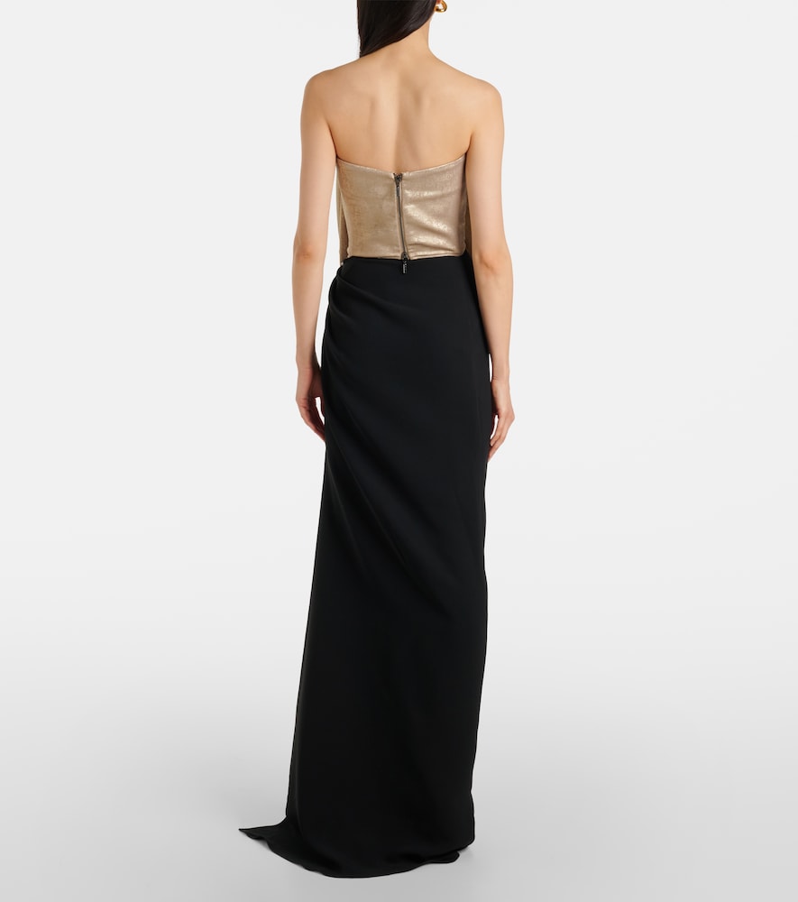 Maticevski Indominable draped maxi skirt