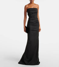 Maticevski Intoxicate ruched strapless gown