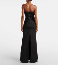 Maticevski Intoxicate ruched strapless gown