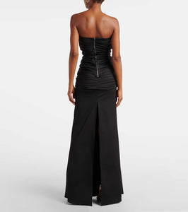 Maticevski Intoxicate ruched strapless gown