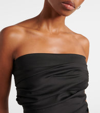 Maticevski Intoxicate ruched strapless gown
