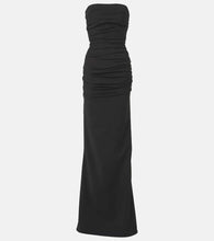 Maticevski Intoxicate ruched strapless gown
