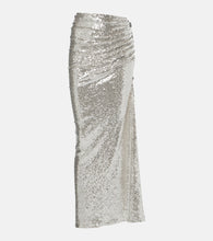 Maticevski Luna draped sequined maxi skirt - Maticevski Luna 垂褶亮片长裙