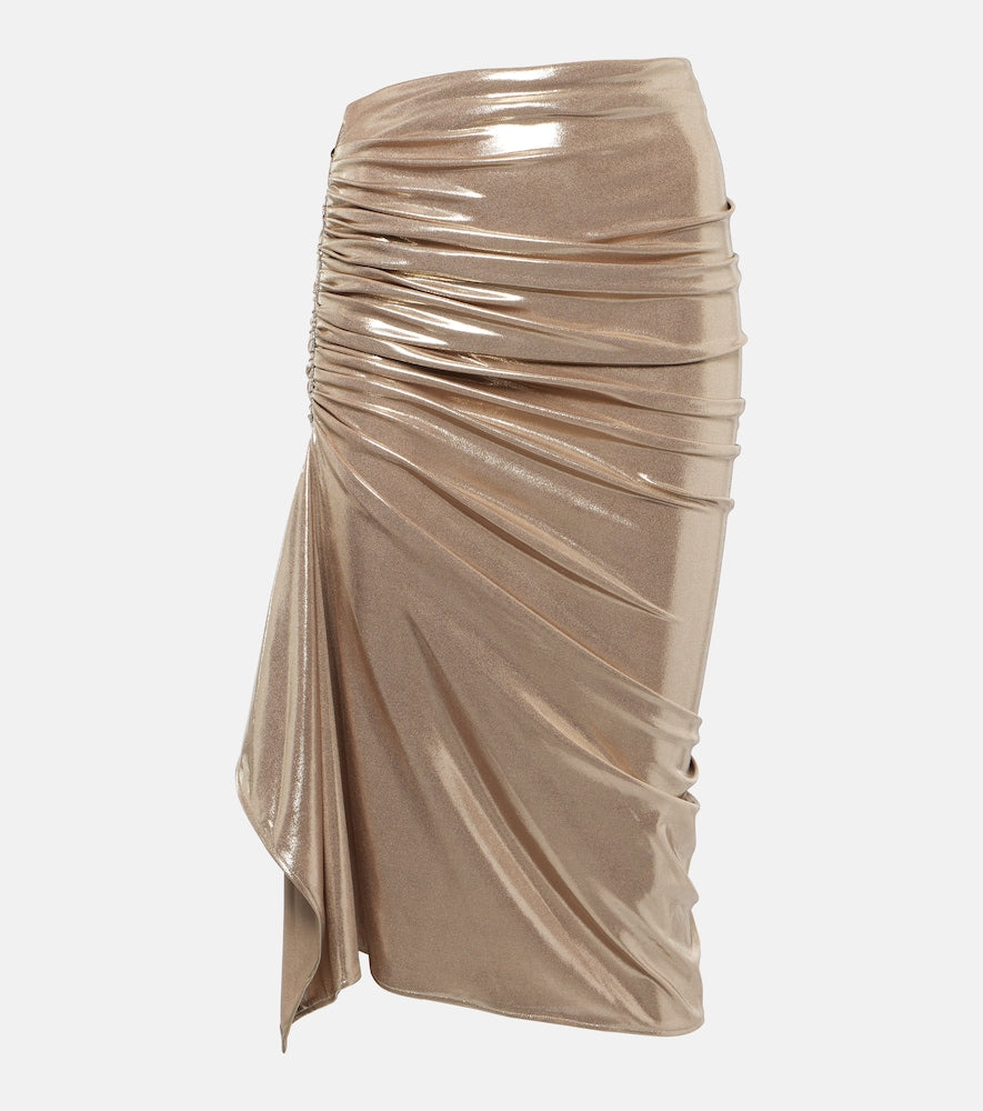 Maticevski Neroli ruched midi skirt - Maticevski Neroli 褶饰中长半身裙