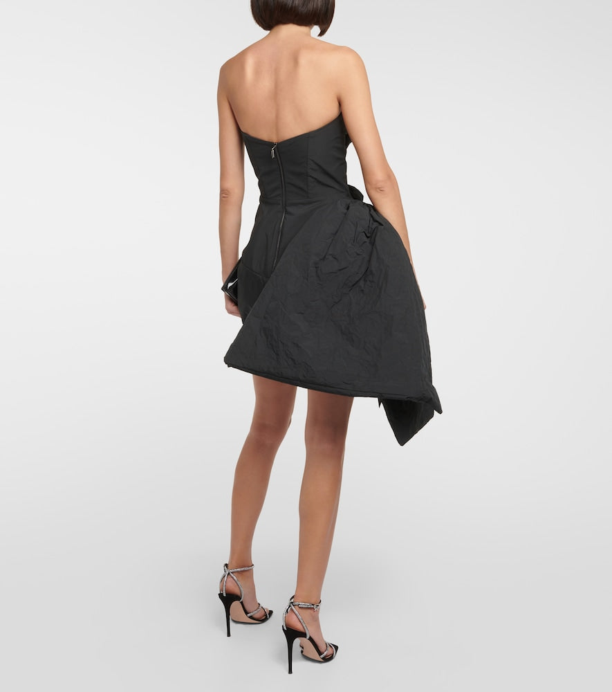 Maticevski Nucleus asymmetric bustier minidress