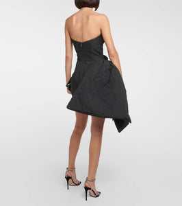 Maticevski Nucleus asymmetric bustier minidress
