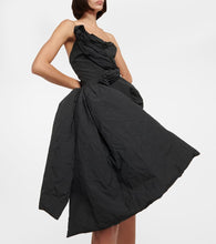 Maticevski Nucleus asymmetric bustier minidress