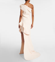 Maticevski Provenance ruffled one-shoulder gown