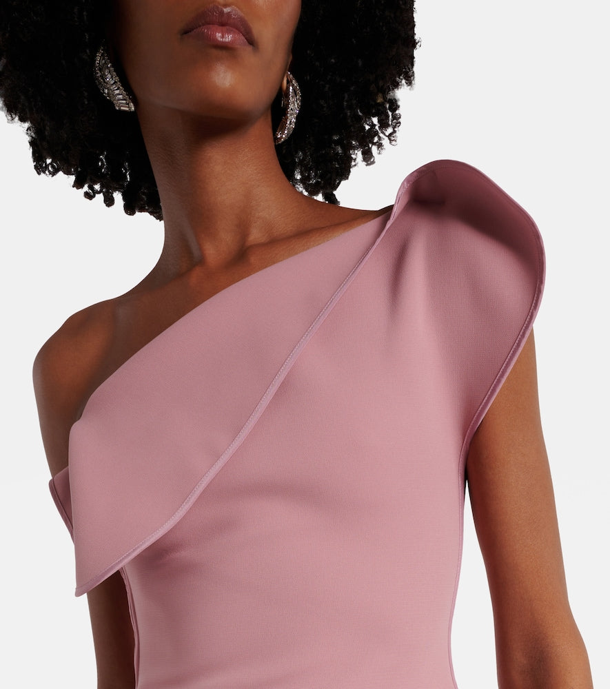 Maticevski Provenance ruffled one-shoulder  gown