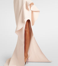 Maticevski Provenance ruffled one-shoulder gown