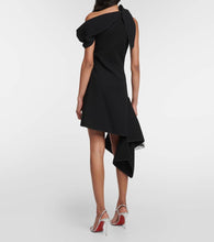 Maticevski Rigor asymmetric crêpe minidress