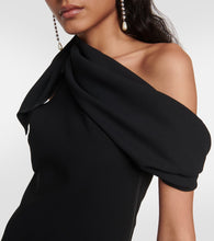 Maticevski Rigor asymmetric crêpe minidress
