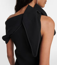Maticevski Rigor asymmetric crêpe minidress