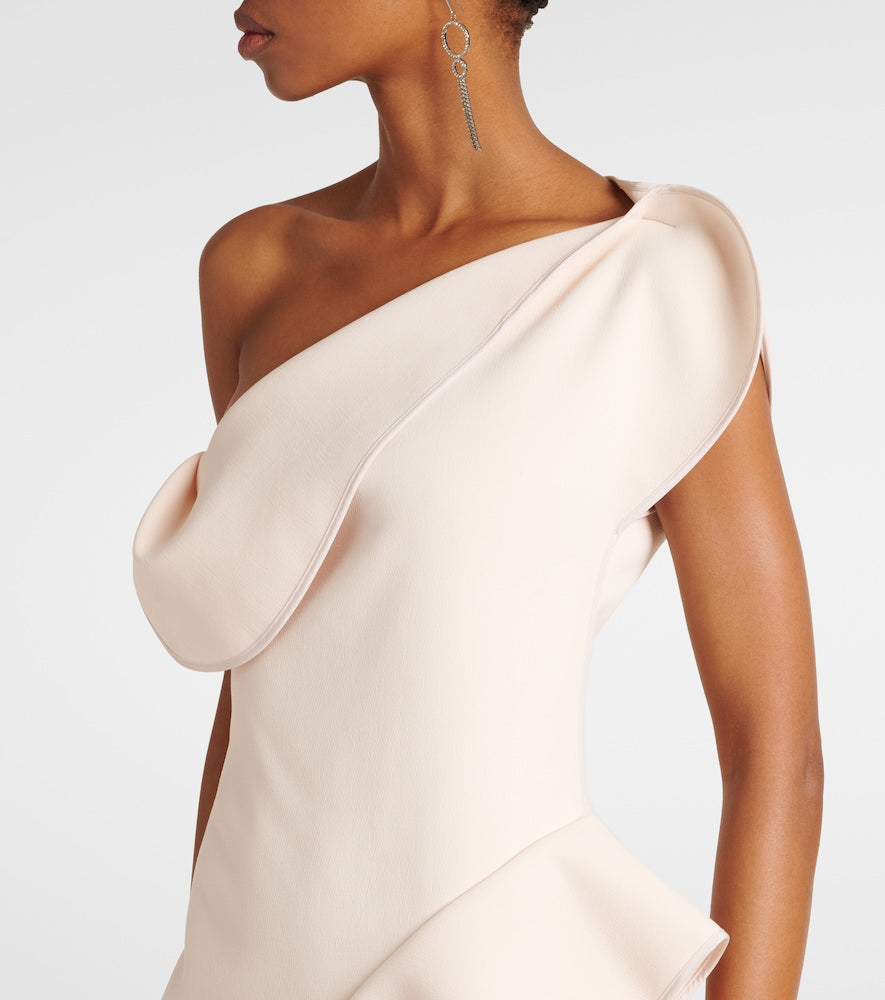 Maticevski Ruffled one-shoulder midi dress