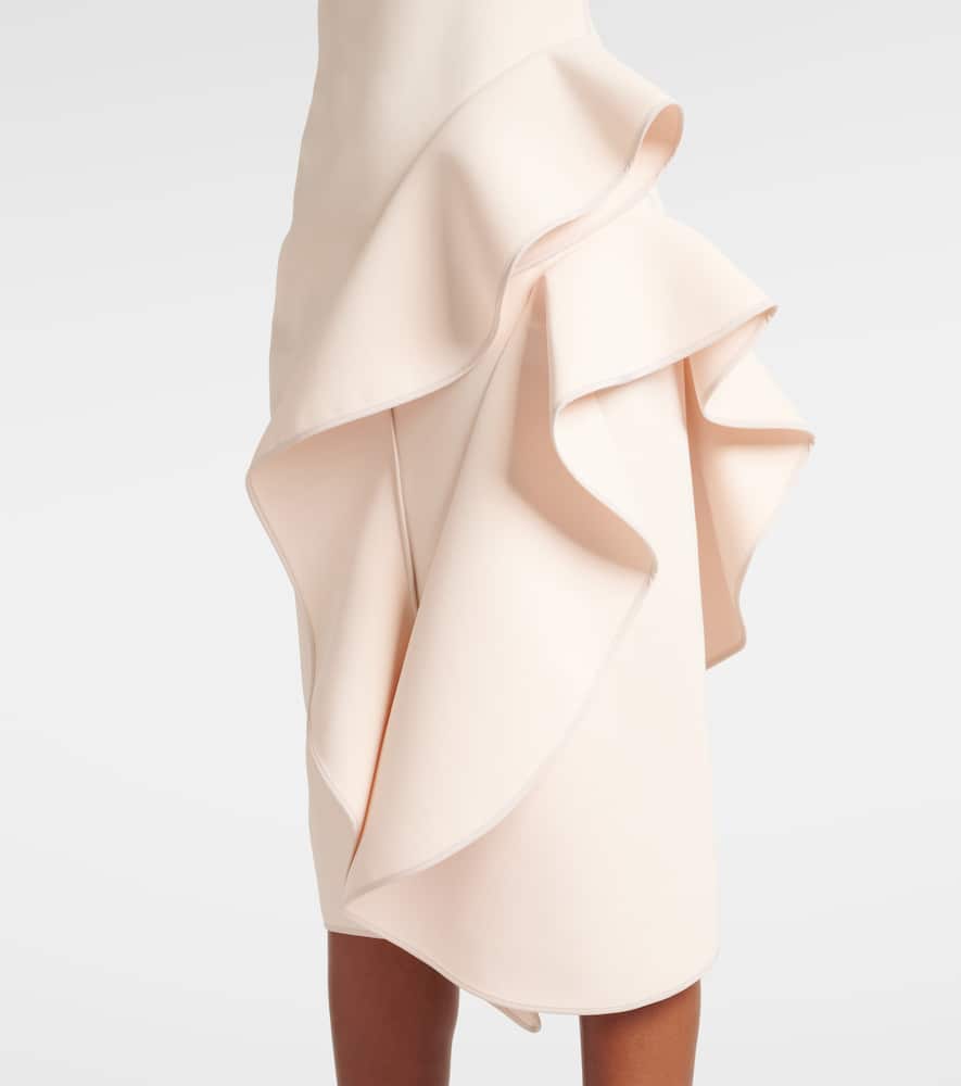 Maticevski Ruffled one-shoulder midi dress