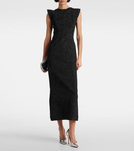 Maticevski Singular open-back lam√É¬© cocktail dress
